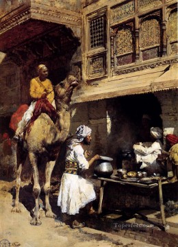 エドウィン・ロード・ウィークス Painting - The Metalsmiths Shop ペルシャ エジプト インディアン エドウィン ロード ウィークス